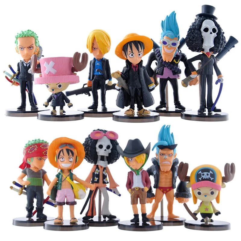 

12 стилей Аниме One Piece фигурки 8 см экшн-фигурки модели игрушки