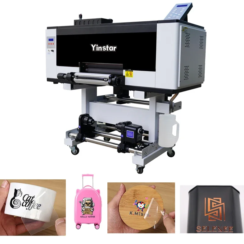 Фото #   Горячий #   Горячая продажа для Yinstar Henan Yindu Popular 3 Xp600 Head Small Dtf 3200 30 см УФ Dtf Этикетка Наклейка Принтер Металлический УФ Dtf Transf №1