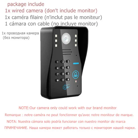 Wi-Fi-видеодомофон для дома, беспроводная камера дверного звонка, 1080P, пароль, система дверного звонка для квартиры