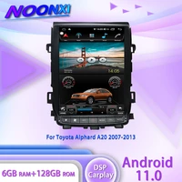 android 10 0 6gb128gb for toyota alphard 2007 2014 radio car multimedia player auto stereo gps navigation head unit dsp carplay