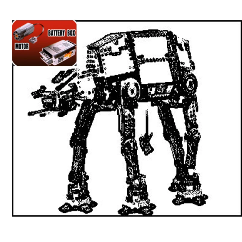 

05050 Star Force War Awaken The AT-AT Transportation Armored Robot With Motor Building Blocks Bricks Toys Birthday Gifts