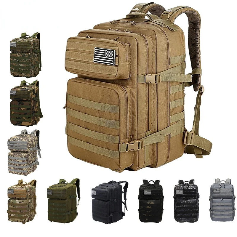 

Backpack Large Quality Bags Military Backpack Tactical Capacity Multi-functional Hiking High Camping Climbing Travel Chikage