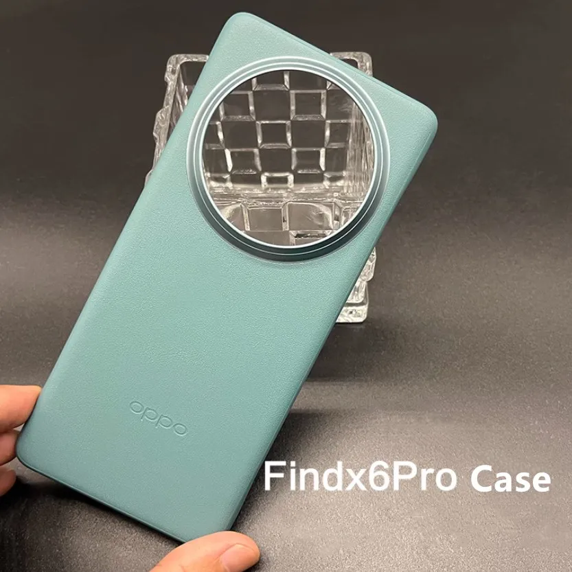 

For OPPO Find X6 Pro Original Case Ultra Thin Leather+PC Protective Back Cover Cool Luxury Slim bussiness Phone Case