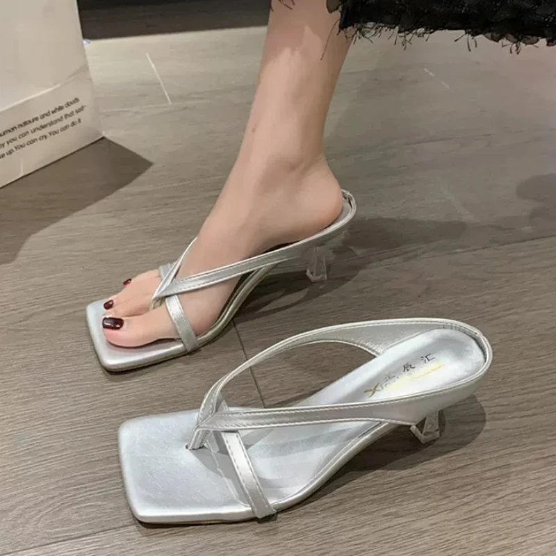 Новинка лета 2024 женские туфли-лодочки на высоком каблуке-шпильке с вырезами