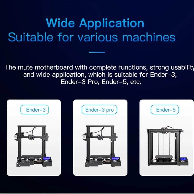 3D 32-битная Тихая материнская плата CREALITY 3D/Ender-2 V2/Ender 3 Pro/Ender-3/Ender-3 Pro/Ender-5 Max |