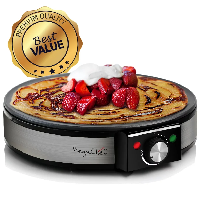 

MegaChef Nonstick Crepe and Pancake Maker Breakfast Griddle