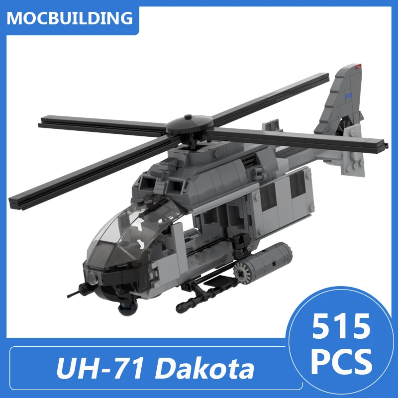 

UH-71 Dakota Helicopter Model Moc Building Blocks Diy Assemble Bricks Educational Display Children Toys Kids Xmas Gifts 515PCS