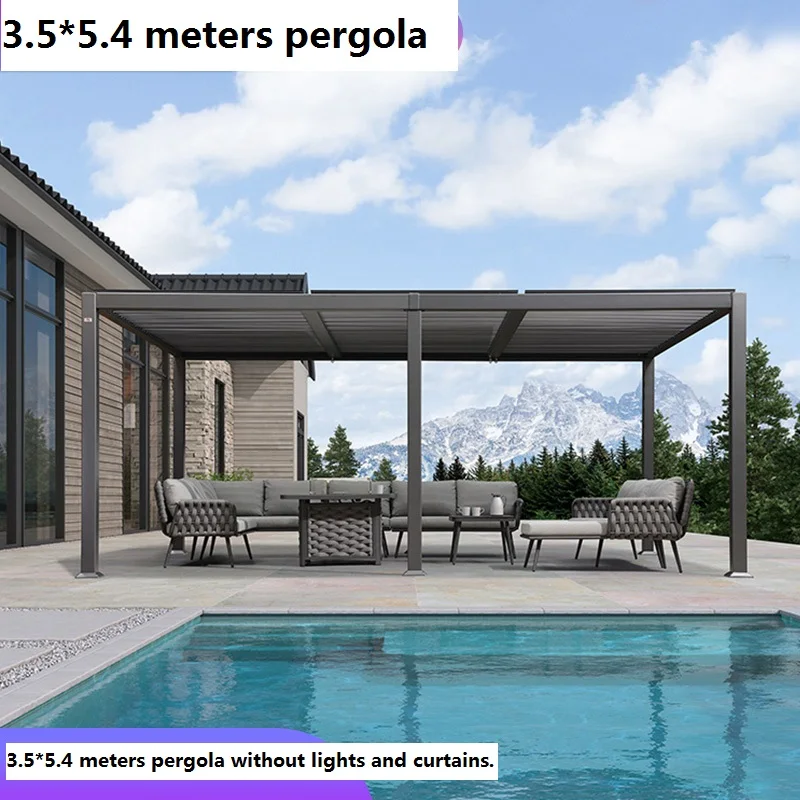 

Anti-UV Sunshade Outdoor Awning Garden Pergola Shading Cover Plants Sun Shade gazebo Swimming Pool Terrace outdoor pavilions