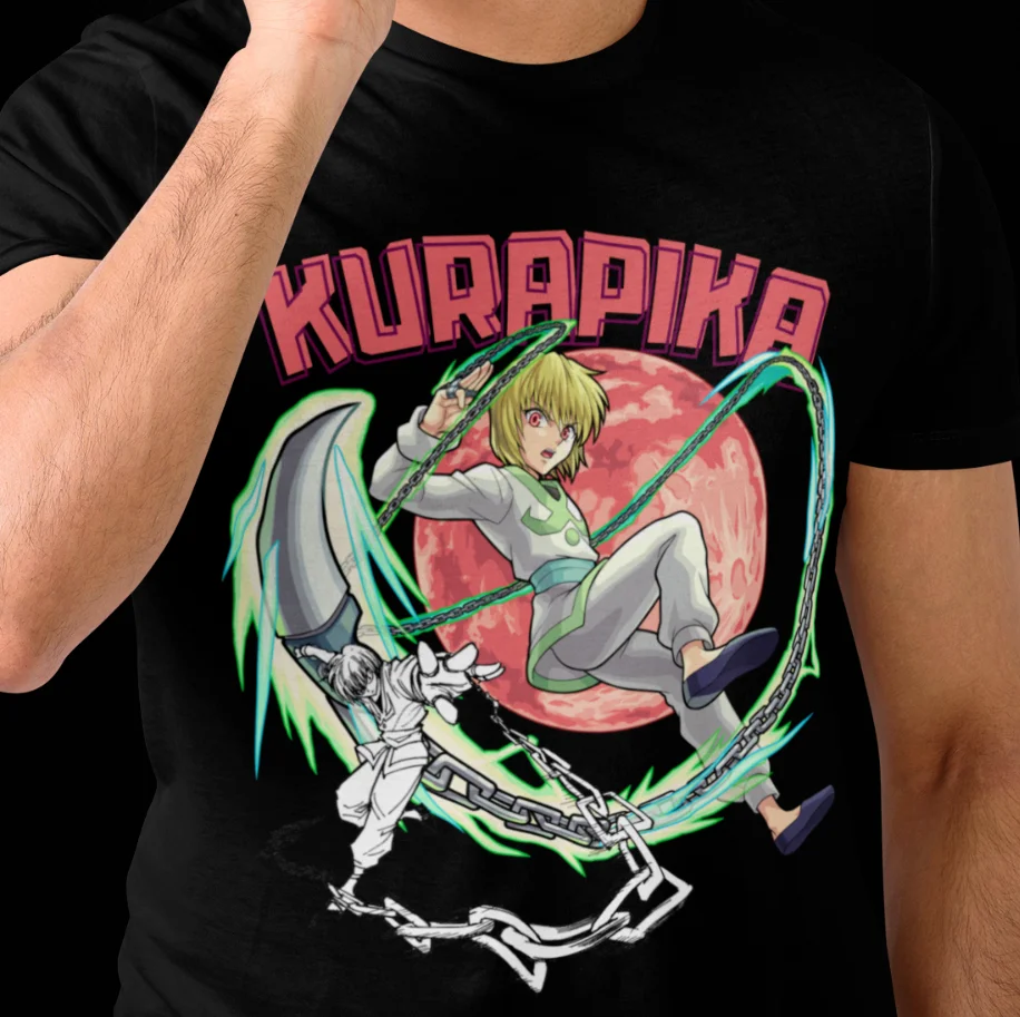 Аниме рубашка Kurapika Hunter X футболка Hisoka Gon Illumi Манга