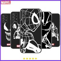 marvel iron man spiderman phone case hull for samsung galaxy a70 a50 a51 a71 a52 a40 a30 a31 a90 a20e 5g a20s black shell art ce