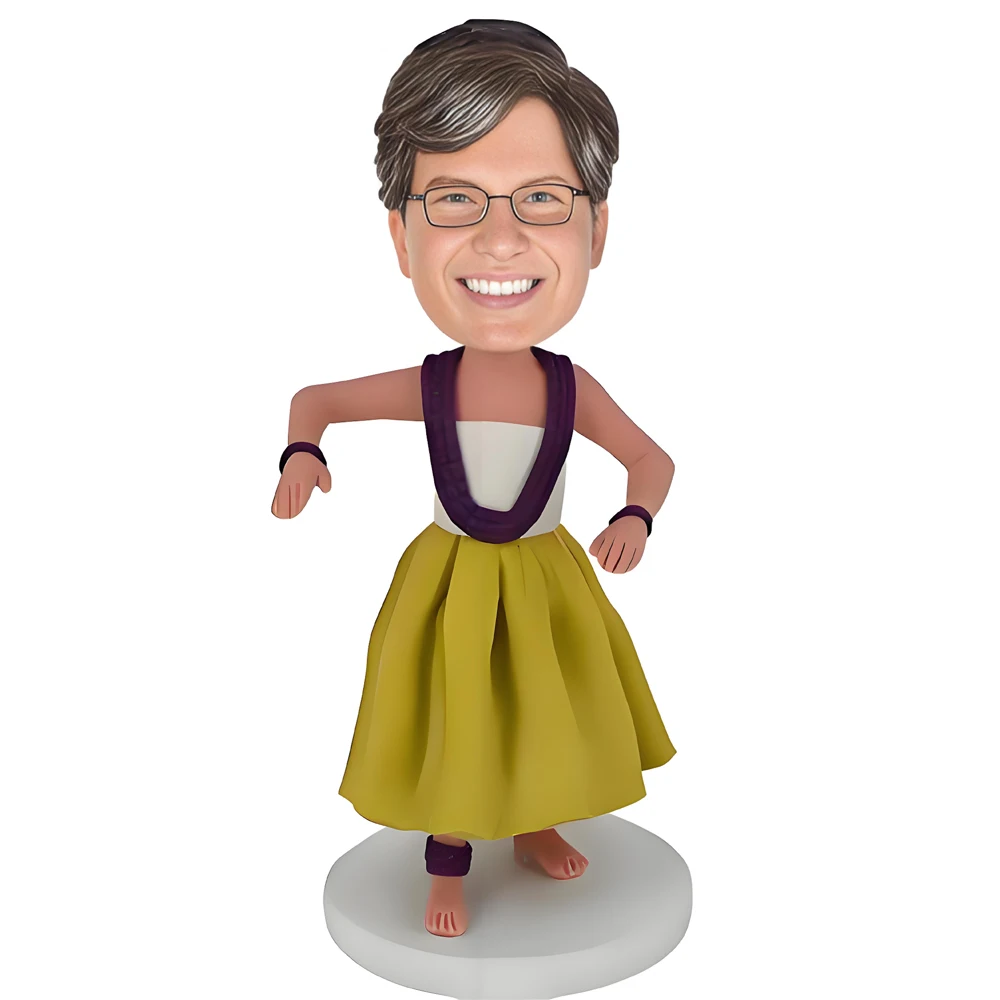 Забавный человек в платье на заказ пупс основе вашей фотографии уникальная