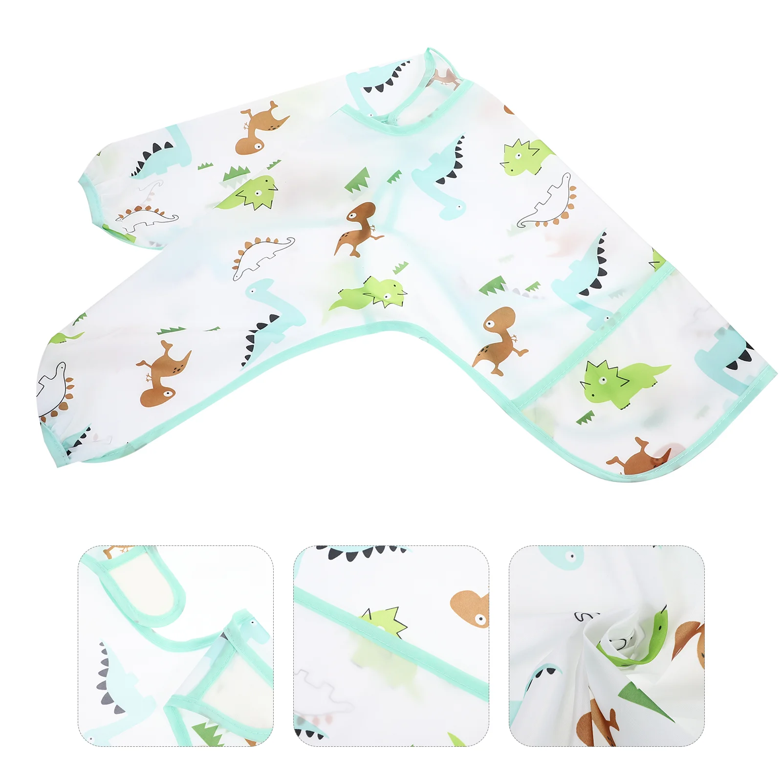 

Sleeveless Reverse Dressing Baby Smock Long Toddler Water-proof Apron Kids Bib Overalls Eating Clothing Cartoon