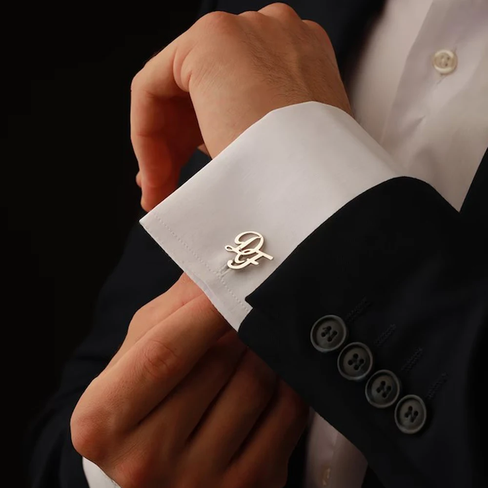 Рисунок 4 - Запонки с буквами из нержавеющей