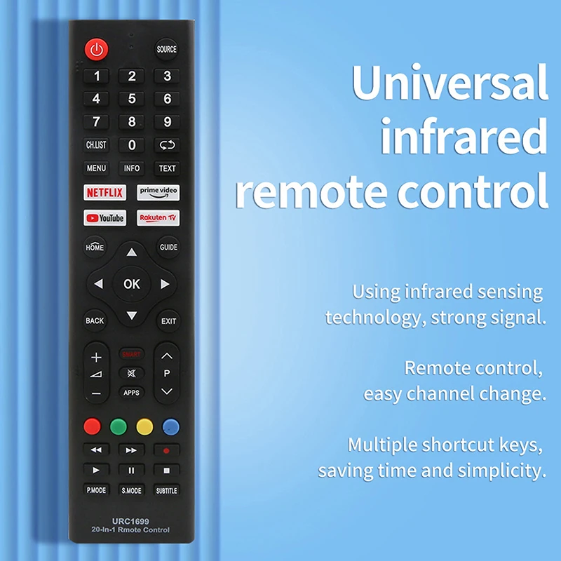1 шт. для Philips Sharp Panasonic Toshiba Hisense Skyworth Sanyo Grundig Универсальный пульт дистанционного