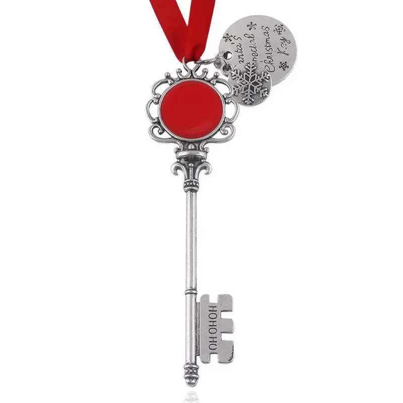 

Sweet Christmas Santa for Key Chain Nice Car for Key Ring Fashion Xmas Santa Door for Key Ornament Lucky Han