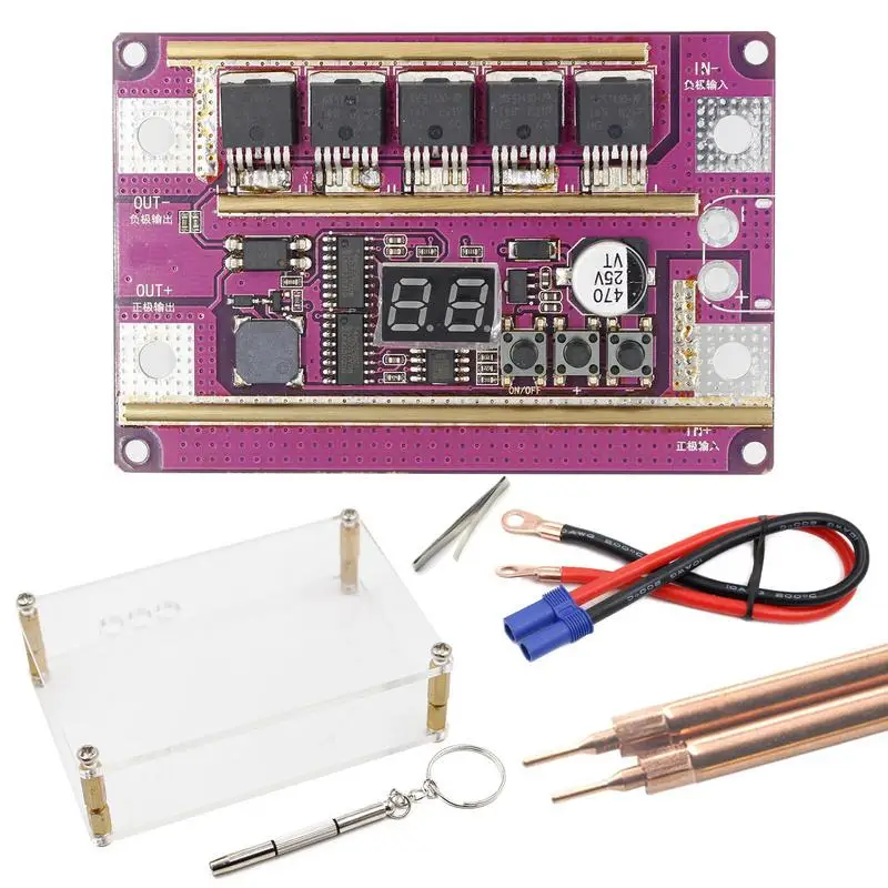 

Сварочный аппарат для точечной сварки «сделай сам», портативный комплект для точечной сварки «сделай сам» с регулируемым точечным элемент...