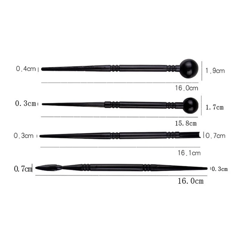 Набор инструментов для керамики из 43 глиняных скульптур нож резьбы силиконовая