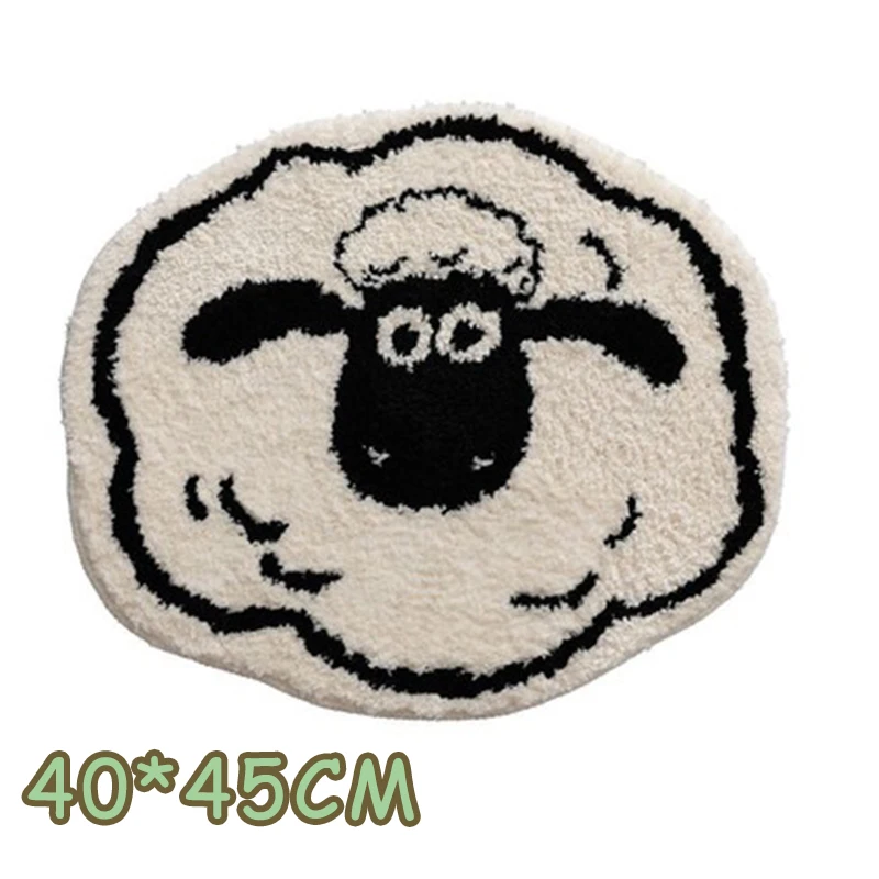 

Shaun the Sheep Kawaii Bedroom Home Soft Absorbent Carpet Cartoon Floor Mat