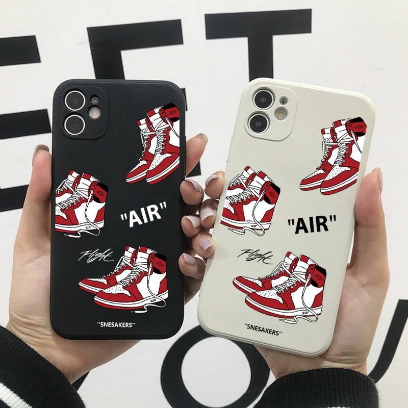 Off 85 Air Sports Shoes Brand Phone Case For Iphone11 13pro Max 12 14pro Xs Xr 7 8plus White Label Backcover