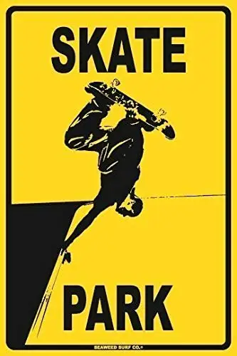 Жестяной металлический дорожный знак для парковки дороги в стиле Skate Park