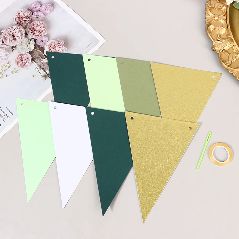 Фотообои золотистые и зеленые 1 комплект