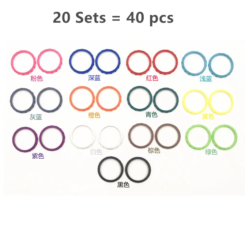 

20 комплектов 40 шт. сменных аксессуаров для PS5, декоративные кольца для украшения на заказ «сделай сам» для контроллера Playstation 5 PS5