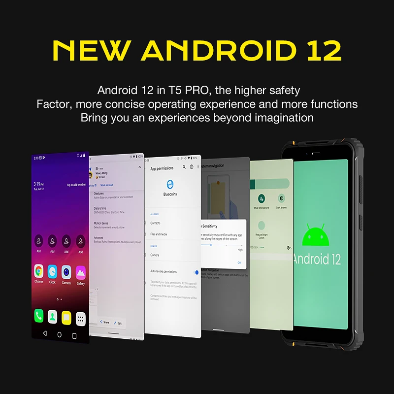 Najtaniej Hotwav T5 Pro IP68 Wytrzymały 4G Smartphone Android 12 MTK6761 Telefon Komórkowy 4GB 32GB 5.99 Cal Telefon Komórkowy 13MP Tylna Kamera 7500mAh