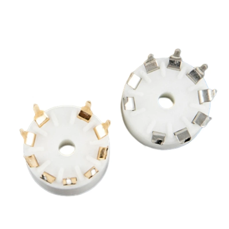 

5pieces B9A Ceramic 9Pin Tube Socket for 12AX7,12AT7,12AU7,ECC83,ECC82 E88CC DXAC