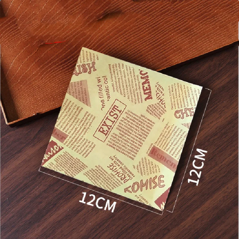 50 шт. упаковка для выпечки Пончик хлебобулочная пищевых продуктов пакет из