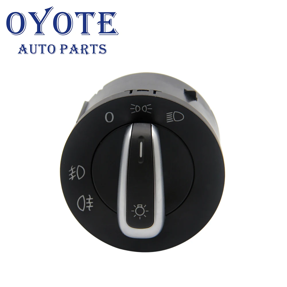 

OYOTE 5ND941431A Chrome Headlight Switch For VW Golf Mk5 Mk6 Sharan Jetta Sharan Passat B6 B7 Touran Tiguan SEAT ALHAMBRA