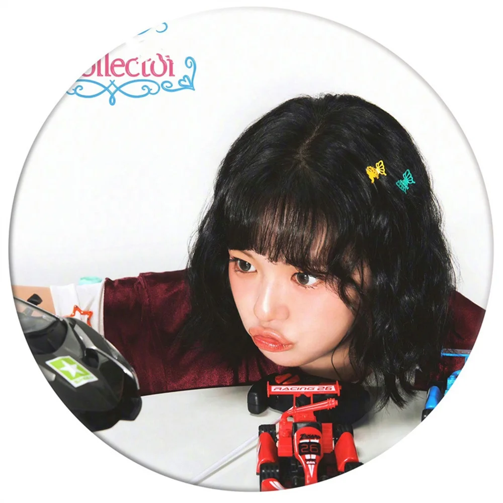 Приветствие сезона KPOP 2025: жесть значок MOMO MINA DAHYUN TZUYU брошь булавки креативный