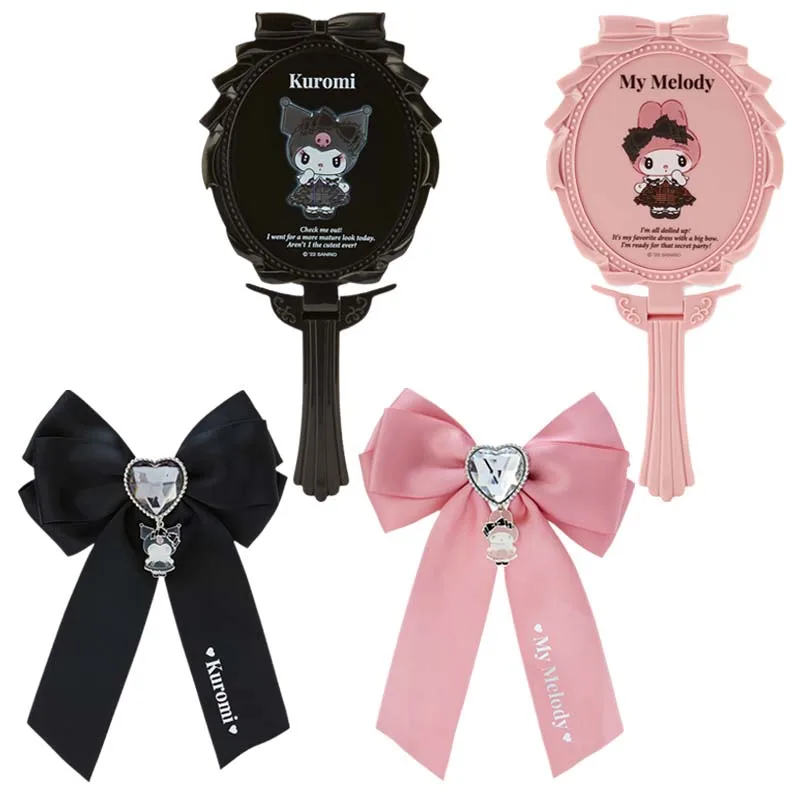 

Sanrioed Kuromi моя мелодия милая серия Аксессуары для волос для девочек заколка для волос милые кавайные косметические зеркала подарок на день рождения