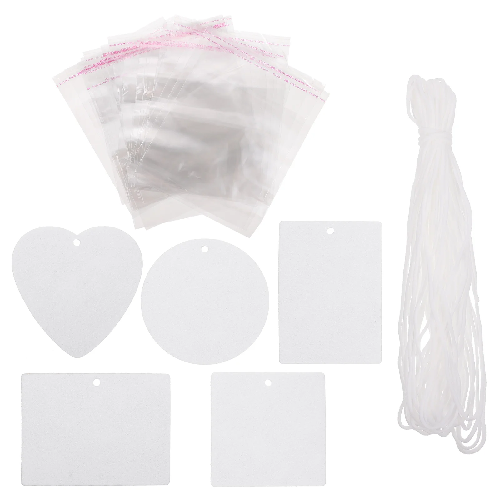 

1 Set Portable Heat Transfer Sheet Sublimation Blank Air Freshener for Car Party Decor