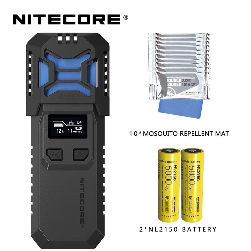 Аккумуляторный Портативный Отпугиватель комаров NITECORE EMR10 ультразвуковой