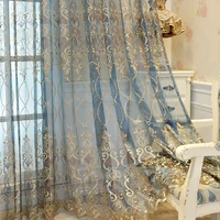 new curtains for living dining room bedroom european embroidery high end light luxury window curtain room decor
