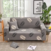 pajenila elastic sofa cover for living room leaves pattern stretch chaise lounge couch armchair slipcover 1234 seater zl265