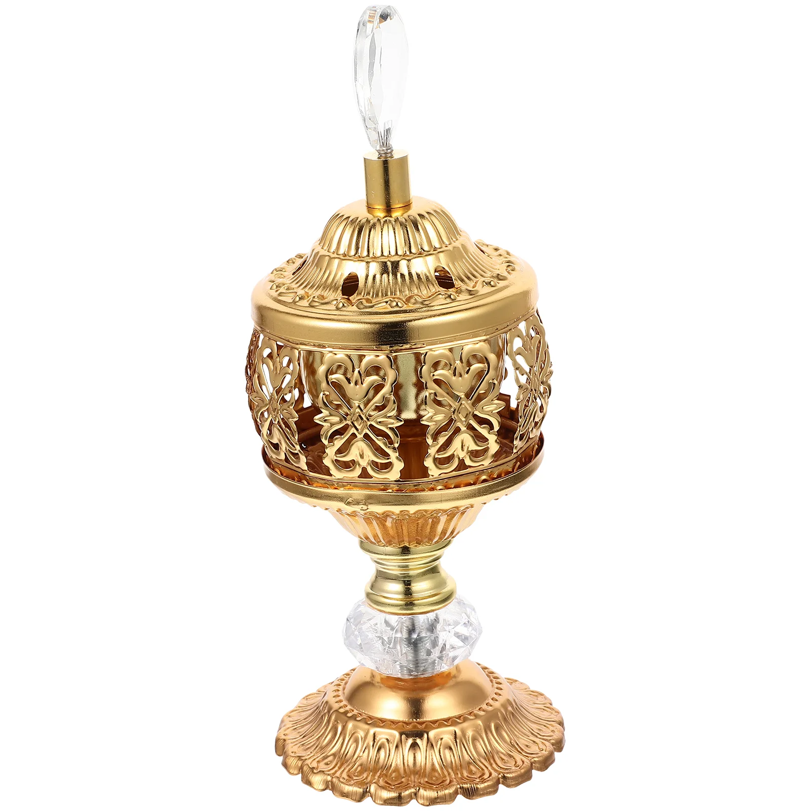 

Holder Burner Stick Arabian Handicraft Decoration Party Mubarak Ramadan Box Scent Catcher Bowl Ash Vintage Metal Chinese