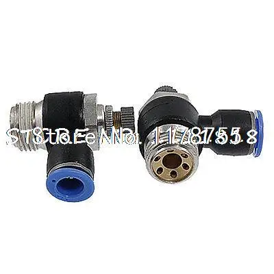 

2 Pcs 10mm Tube Speed Control Fittings Quick Connector
