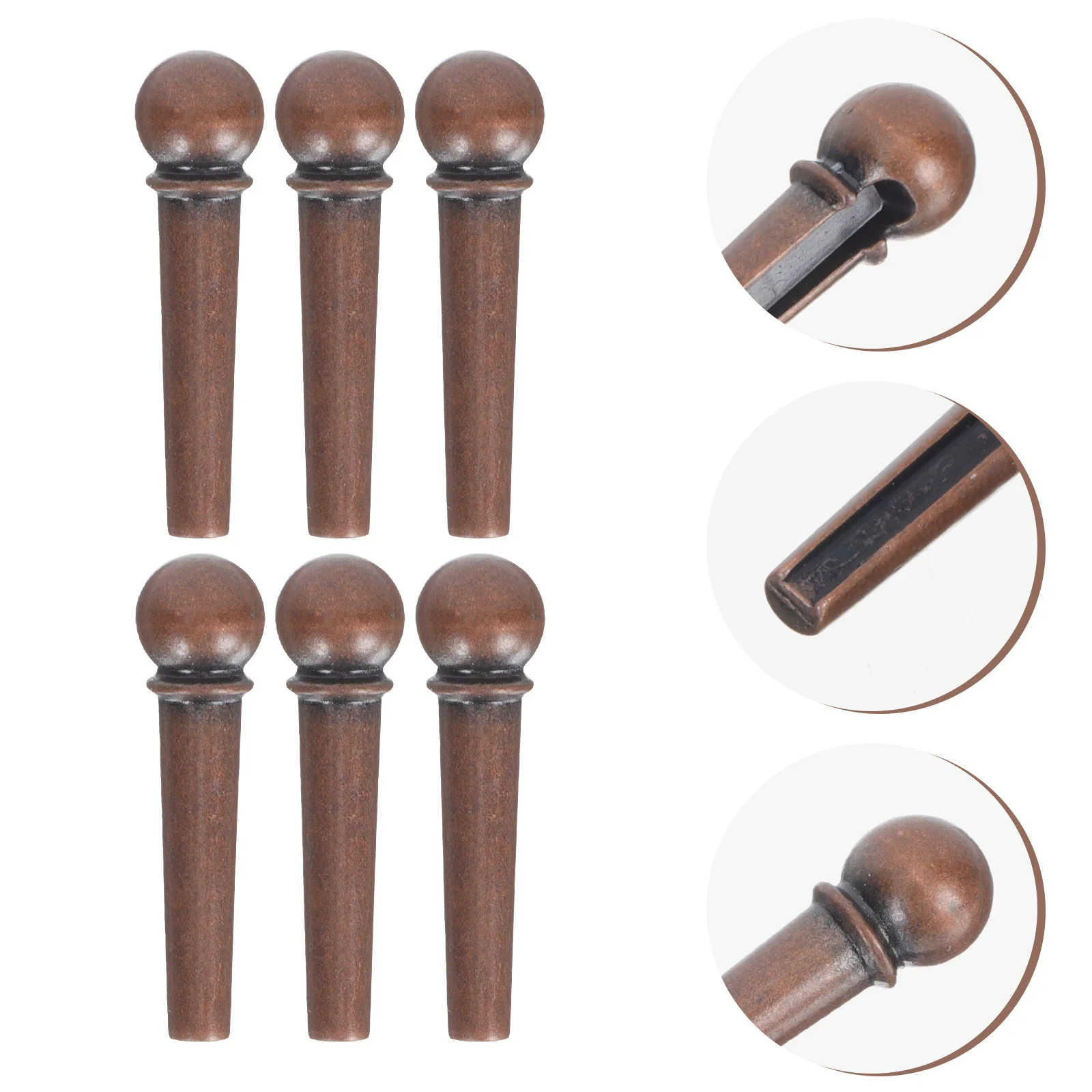 

6Pcs Nails For Guitar String Peg For Guitar Nail For String for Acoustic Guitar Instrument Bass Guitar