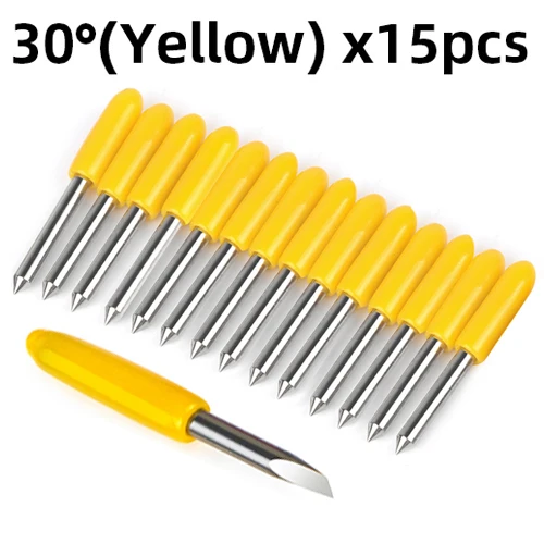 

15 шт. 30 ° 45 ° 60 ° summa D режущий плоттер для лезвий виниловый резак стандартная игла нож инструмент резак