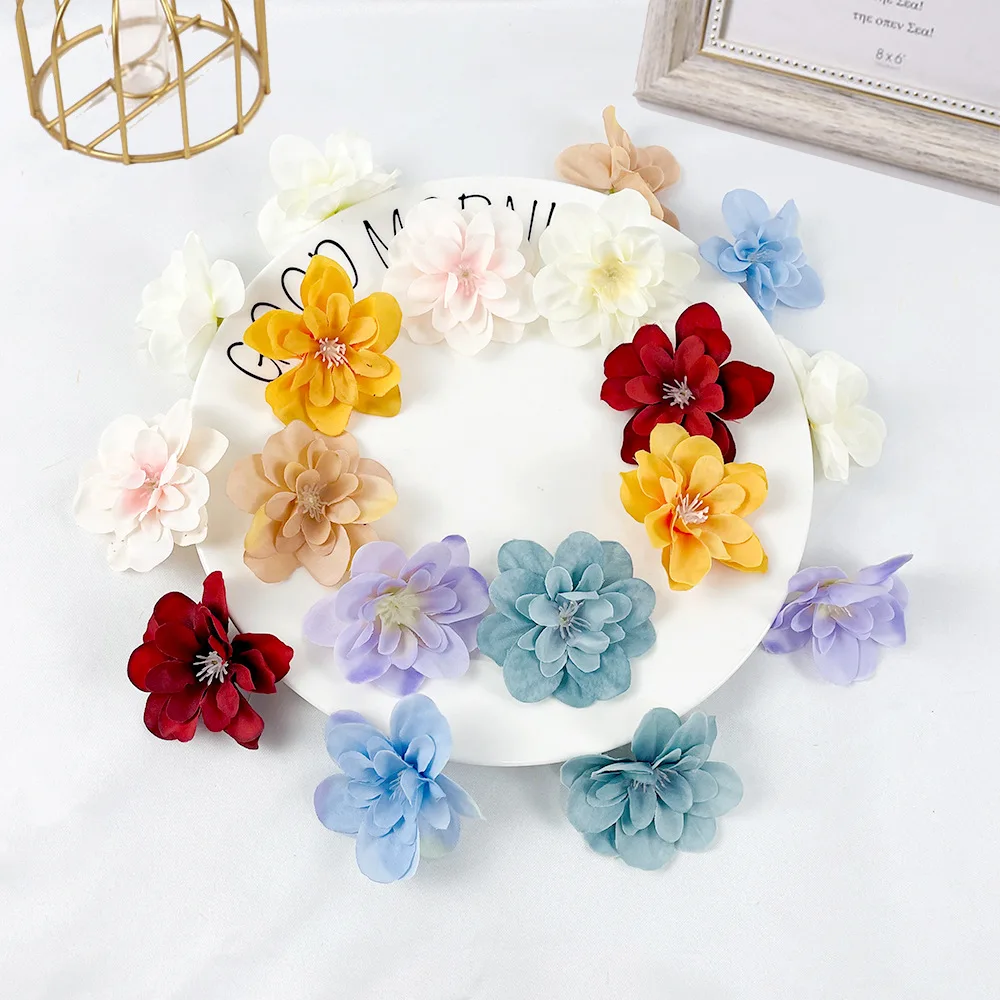 100 шт. искусственный Delphinium ajacis голова тычинка цветок для свадьбы свадебный букет