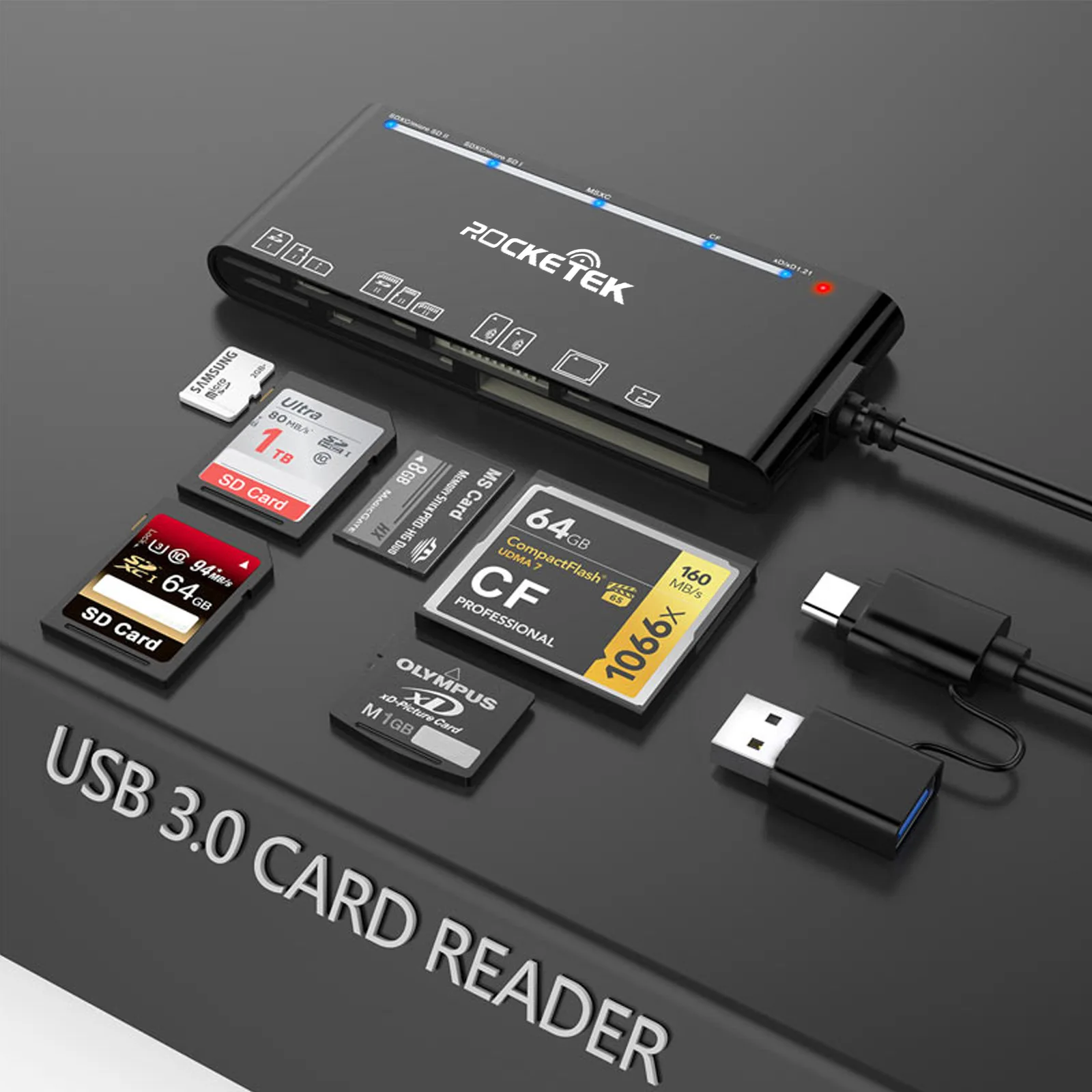 USB 3.0 картридер UTHAI TF7