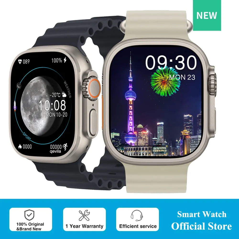 

Bluetooth Call Women's Smart Watch Wireless Charging for Apple Android Men's Sports Watch NFC AMOLED HD Screen Free Shipping