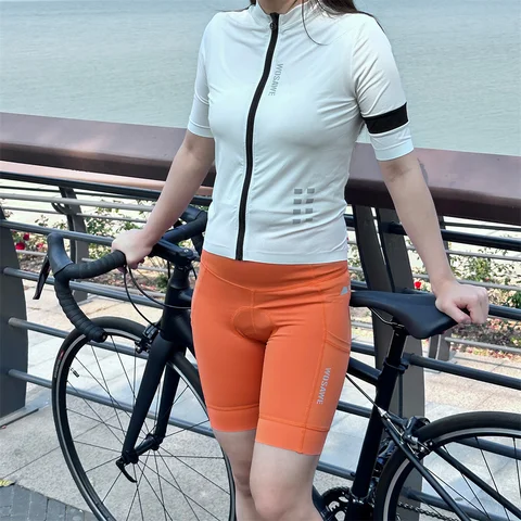 WOSAWE Женский комплект для горного велосипеда, летняя велосипедная футболка, женская спортивная одежда, 3D шорты с гелевыми подушечками, оптовая продажа женской одежды