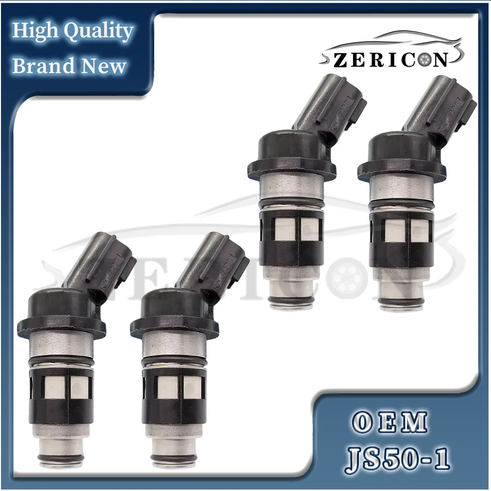 

4Pcs JS50-1 16600-73C90 Fuel Injector Nozzle NEW For NISSAN SENTRA 1997~2000 TSURU 1997~2017 1.6L L4 JS501 1660073C90