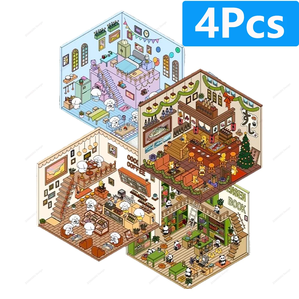 

3D наклейки для интерьера