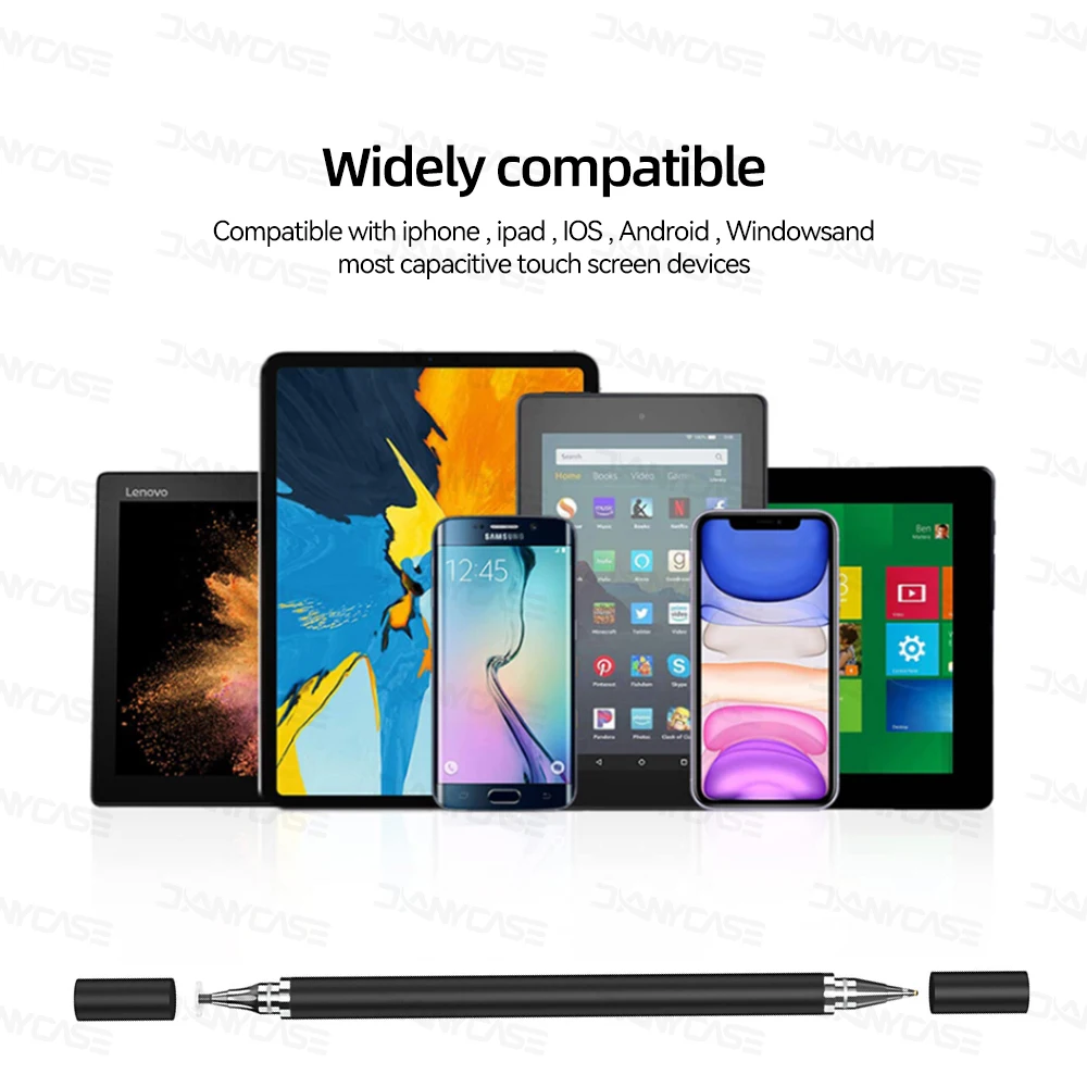 2 in 1 Universal Stylus Pen For Tablet Mobile Android ios Phone iPad Accessories Drawing Tablet Capacitive Screen Touch Pen images - 6