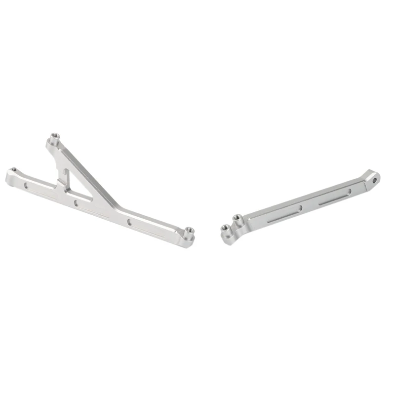2Pcs Metal Front &amp Rear Chassis Support Set For Losi Lasernut U4 1/10 Rock Racer Buggy RC Car Upgrade Parts Accessories