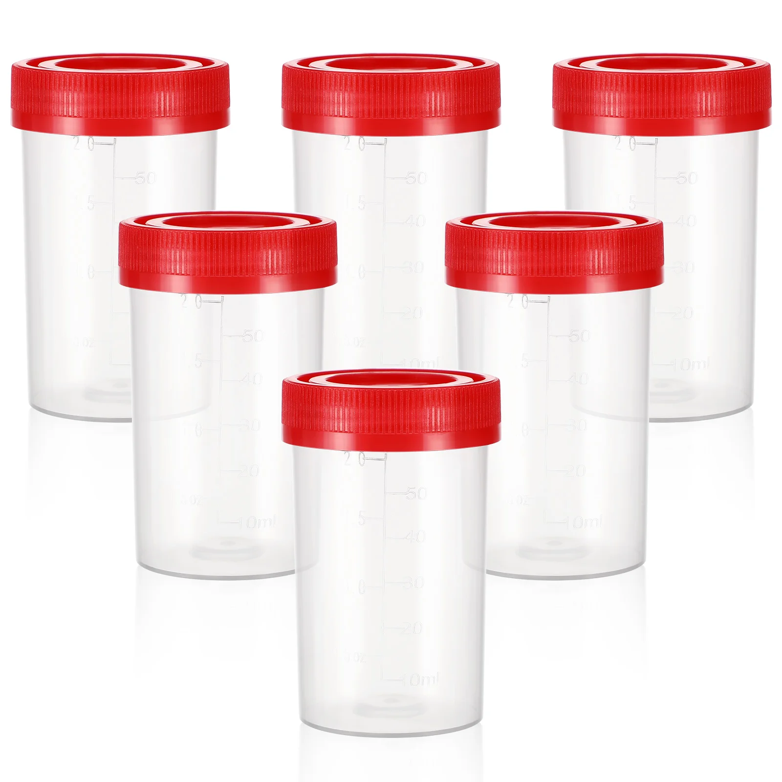 

10 Pcs Sampling Cup Sample Bottles Urine Test Mini Containers Pots Sterile Small
