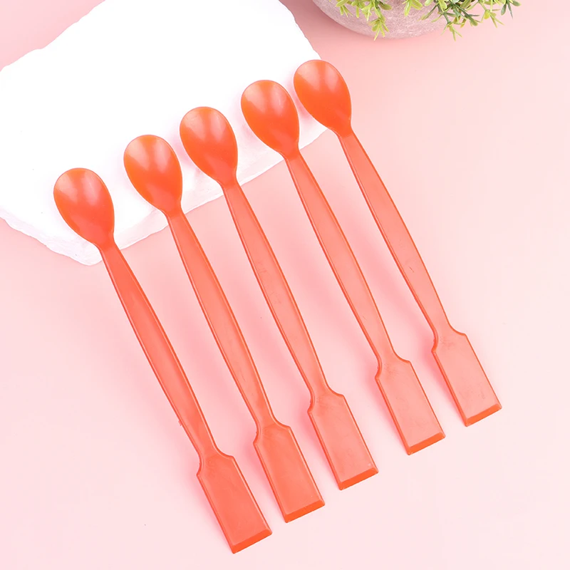 

5Pcs 15cm Large Square Tail Plastic Medicine Spoon Square Tail Medicine Spoon Spatula Experiment Pharmacy Lab Supplies